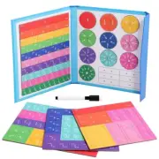 Magnetic Fraction Puzzles for Math Mastery Montessori Enlightenment with Fun Ari