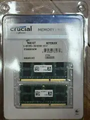 Crucial 8GB(2x 4GB) KIT DDR3L 1066MHz PC3-8500 204-Pin 2Rx8 Memory For Mac RAM