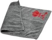 Microfibre Cloth | Large Microfibre Cleaning Cloth | Weber Barbecue Accessories | Suitable for Use on Any Barbecue Grill – 1pc, Grey (17689), 25.0 x 6.0 x 9.0 cm