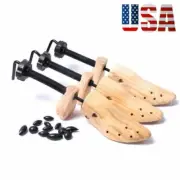 Unisex 2-way Adjustable Wooden Shoe Stretcher Shoe Expander Shaper Tree US(5-10)