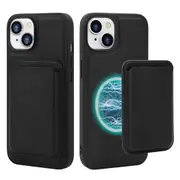 ZUSLAB iPhone 14 Case, Magnetic Detachable Card Holder Wallet Shockproof Heavy Duty Protective Cover for Apple (2022) - Black