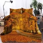 Deciduous Path 3D Printing Duvet Quilt Doona Covers Pillow Case Bedding Sets