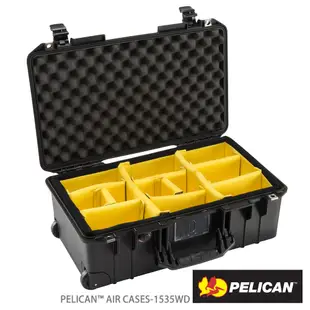 PELICAN 派力肯 1535WD Air 含隔板輪座拉桿氣密箱