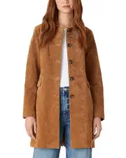 Blanknyc Real Suede Trench Coat
