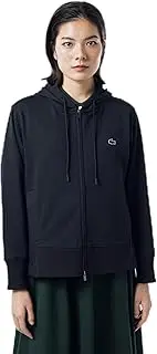 [Lacoste] Women's Hoodie Cool Max Zip Up Sweatshirt Hoodie
