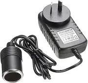 Vsgaalge 24W Cigarette Lighter Household 220V AC to 12V DC 2A Car Cigarette Lighter Adapter Socket Converter Car Charging Tester