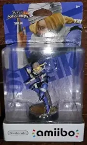 Nintendo Amiibo Super Smash Bros. Sheik Zelda Legend New US Version Authentic
