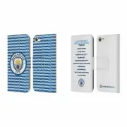 MAN CITY FC WE'RE NOT REALLY HERE LEATHER BOOK CASE FOR APPLE iPOD TOUCH MP3