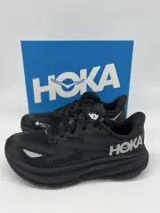 HOKA Women’s Clifton 9 Gore-Tex Running Shoes Black NWB Size 10 B