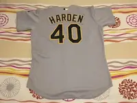 在飛比找Yahoo!奇摩拍賣優惠-MLB OAKLAND 運動家隊 #40 HARDEN AU