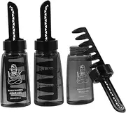 FOMIYES 3Pcs Hair Gel Bottle with Comb Refillable Empty Styling Gel Container for Men Lightweight Durable for Hairdressers Barbers Convenient Hair Oiling