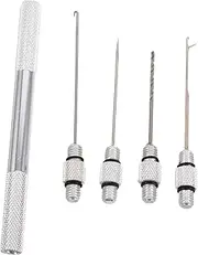 Fishing Gear Bait Threading Tool European Style Metal Hooks Bait Holder Aluminum Alloy for Freshwater Saltwater