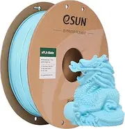 eSUN Upgraded Matte PLA Filament 1.75mm, Dimensional Accuracy +/- 0.02mm, 1KG Spool (2.2 LBS) 3D Printing Filament for 3D Printers, Light Blue