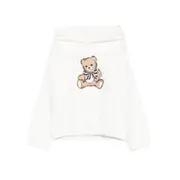 [Moschino] Moschino Teddy-print Hoodie 14 A NEUTRALS