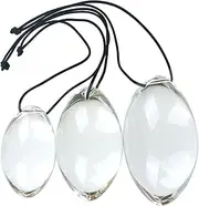 SM Glass Anal Plug Butt Plug Glass Dildos Anal Dildo Anal Balls Anal Beads Vaginal Anal Sex Toys For Men Women(Ø 2cm)