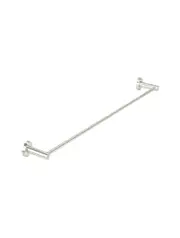 Meir Round Single Towel Rail - PVD Brushed Nickel