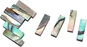 ibasenice Diy 10 Pack Abalone Shell Guitar Binding Strips 12x1.5x1.2mm Guitar Maker's Tool