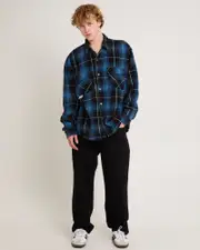 Slacker Relaxed Denim Jeans Steele Black