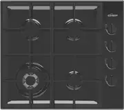 Chef 60cm Gas Cooktop Dark Stainless