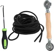 Home Window Screen Repair Kit Roller Tool and Screening Strip for Easy DIY Installati