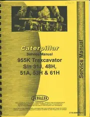 Caterpillar Traxcavator 955K 51A1, 31J1, 48H, 53H, 61H workshop manual photocopy