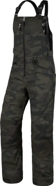 FXR Aerial Lite Ladies Snowmobile Bib Pants, green-multicolored, Size S 30 for Women Green Multicolored