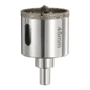 Diamond Hole Saw 1-3/4"(45mm) Tile Drilling Tool with Guiding Drill Bit