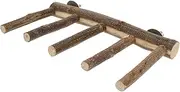 Totority Natural Bird Perch Stand for Parrots Durable Portable Birdcage Perch for Exercise Playtime Long for Birds