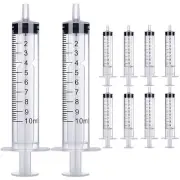 10Pcs 10ml Syringe Perfume Dispenser Perfume Cosmetic Refillable Bottle