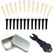 26Pcs Guitar Bridge Pin Puller Pulling Remover Extractor Tool Replacement Set