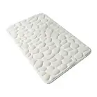 Bath Mat Cobblestone Embossed Soft Memory Foam Pad Floor Rug Non Slip V8M2