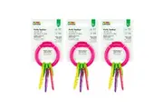 3x Lamaze Fruity Chewy Teether Chewing Toy Kids Toddler Baby 0m+ Assorted 12cm