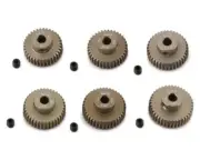 Yeah Racing YEAMG64035040 Hard Coated 64P Aluminum Pinion Gear Set (35, 36, 37,