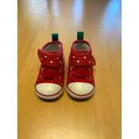 在飛比找蝦皮購物優惠-二手 Converse 草莓學步鞋 童鞋 (13cm)