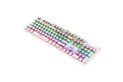 TODO Mechanical Gaming Keyboard RGB LED Linear Blue Switch USB Windows - White
