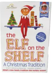 THE ELF ON THE SHELF A Christmas Tradition BOY Doll Activity Book NEW