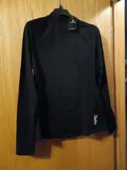 Fitst4 Fleelice Black Long Sleeve Shirt 90% Polyester 20% Spandex