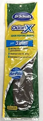 1 Pair Dr Scholls Odor X INSOLES SweatMax Tech Men Women TRIM TO FIT Air Pillow