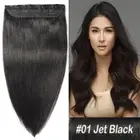 One Piece Extra Thick 100% Remy Human Hair Extensions Clip In 3/4 Full Head 110g