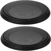 CHILDWEET 2pcs Car Speaker Grill Cover Durable Subwoofer Mesh Protector for Enhanced Sound Quality Compatible with Various Car Models Easy Installation Speaker Accessory