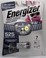 Energizer Smart Voice-Activated LED Headlamp, 525 Lumens, 7 Light Modes