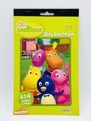 NEW Nick Jr The Backyardigans Stickerland 414 Stickers UNIQUA PABLO TASHA TYRONE