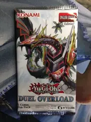 Yugioh "Duel Overload" 5-Card 1st Ed. Sealed Pack (Cyber Dragon Infinity?) X1