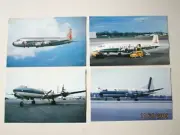 Lot of 4 Postcards Eastern Airlines Lockheed, Douglas Aircraft NOTES -J2