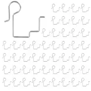 50Pcs Christmas Light Hook Clips Outdoor Gutter Hook Metal Tent Lights Hook