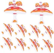OSALADI 10pcs Cloth Patch Patches Has Mushroom Clothes Mushrooms Sewing Tool Clothes Applique Embroidery Patterns Embroidery Ornament Kit Home Applique Sew on Badges Polyester