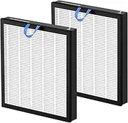 2 Pack Vital 100S Replacement Filter Compatible with LEVOIT Vital 100S Air Purifie-r, 3-in-1 H13 Grade True HEPA, High-Efficiency Activated Carbon Filter, Vital 100S-RF