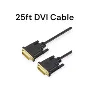 A-technology DVI Cable 25ft Dual Link 24+1 Male to Male W/ Ferrite Core Support