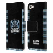 GLASGOW WARRIORS 2020/21 CREST KIT LEATHER BOOK CASE FOR APPLE iPOD TOUCH MP3