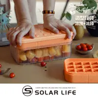 在飛比找蝦皮商城優惠-Solar Life 索樂生活 積木造型按壓冰塊盒/冰棒盒 